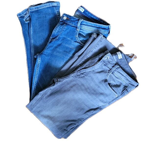 Zara Denim - Bundle of ZARA denim / blue jean + gray denim / US 6